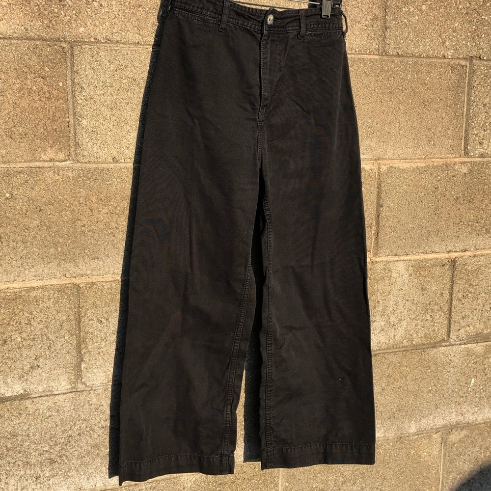 FREE PEOPLE High Rise Crop Wide Leg Jeans Pants 26